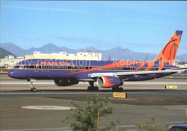 Flugzeuge Zivil America West Phoenix Suns Boeing 757-22