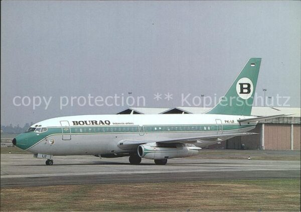 Flugzeuge Zivil Bouraq Indonesia Airlines Boeing 737-23
