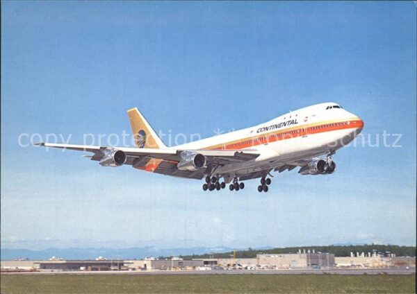 Flugzeuge Zivil Continental Airlines Boeing 747-124