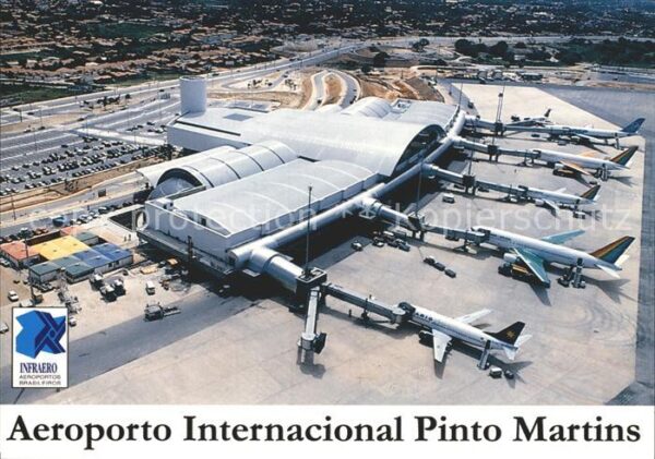 Flughafen Airport Aeroporto Pinto Martins Fliegeraufnahme