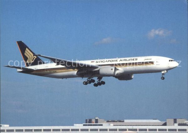 Flugzeuge Zivil Singapore Airlines Boeing 777-212 ER 9V
