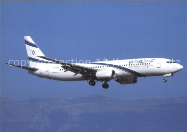 Flugzeuge Zivil El Al Israel Airlines Boeing 737-858 Ei
