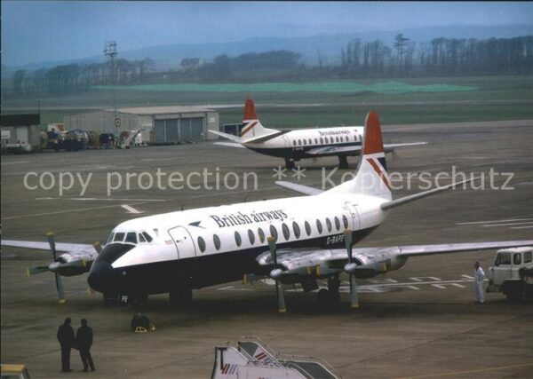 Flugzeuge Zivil British Airways Vicher Viscount VC-814