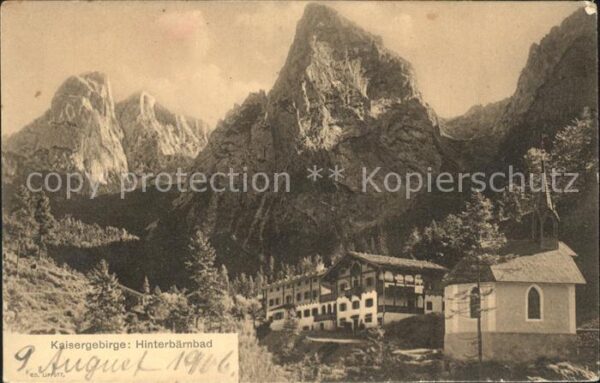 Kufstein Tirol Hinterbärmbad Kaisergebirge