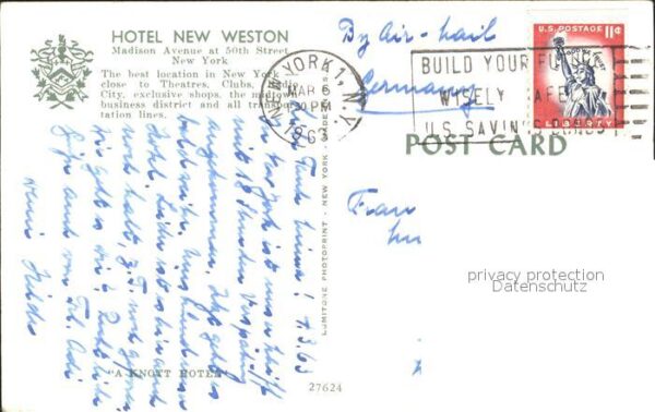 New York City Hotel New Weston – Bild 2