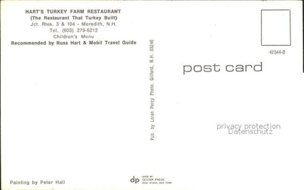 Meredith New Hampshire Harts Turkey Farm Restaurant – Bild 2