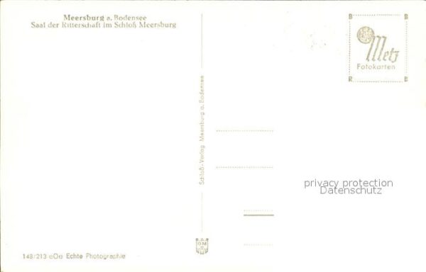 Meersburg Bodensee Rittersaal im Schloß – Bild 2