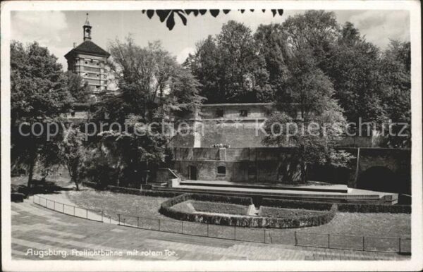 Augsburg Freilichtbühne mit Rotem Tor