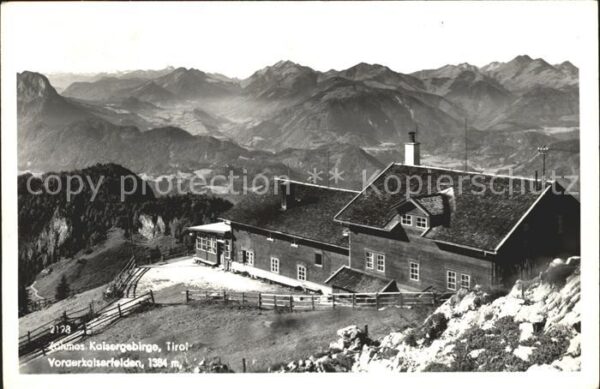 Kufstein Tirol Vorderkaiserfeldne Berghaus