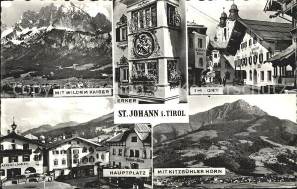 St Johann Tirol Ortspartie Wilder-Kaiser Hauptplatz Kit