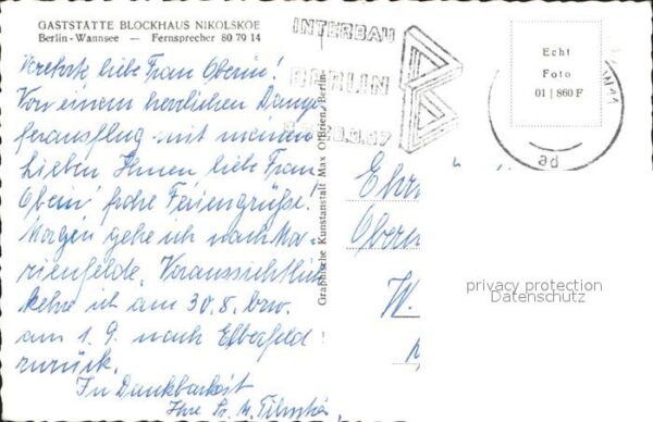 Nikolskoe Berlin Fliegeraufnahme Pfaueninsel bei Potsdam – Bild 2