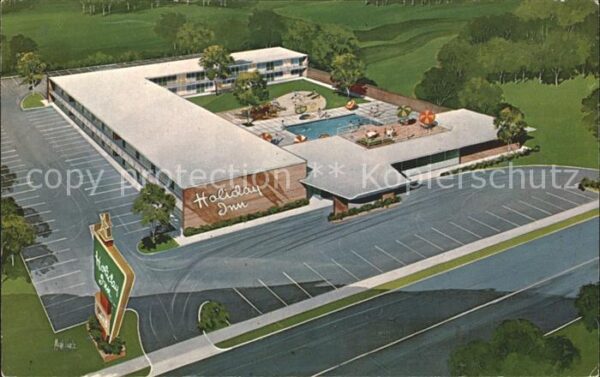 Zanesville Ohio Fliegeraufnahme Holiday Inn Hotel
