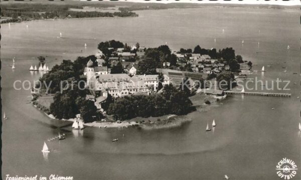 Fraueninsel Chiemsee Fliegeraufnahme