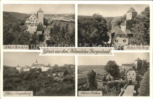 Langenburg Wuerttemberg Schlösser Langenburg Tierberg Morstein