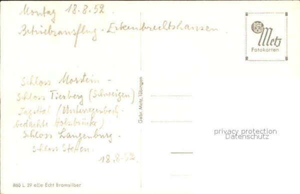 Langenburg Wuerttemberg Schlösser Langenburg Tierberg Morstein – Bild 2