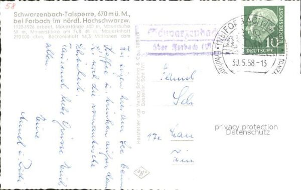 Forbach Baden Schwarzenbach-Talsperre – Bild 2