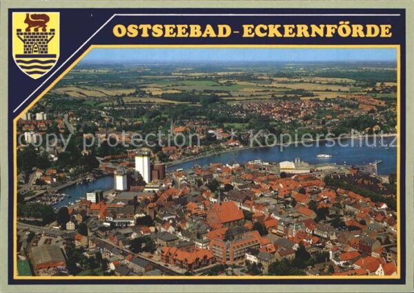 Eckernfoerde Fliegeraufnahme