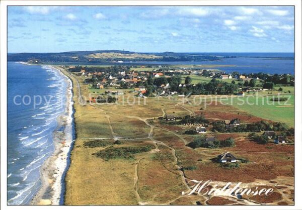Insel Hiddensee Fliegeraufnahme