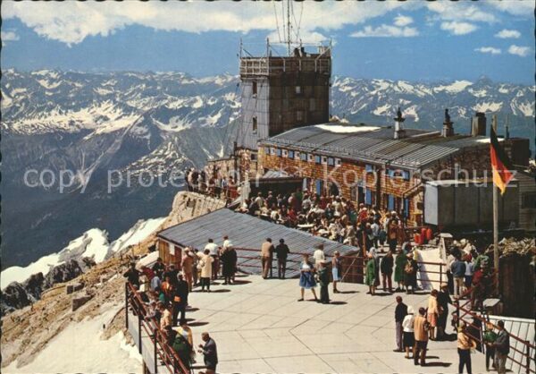 Zugspitze Münchner Haus mit Aussichtsterrasse