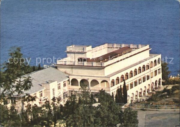 Russland Gebäude am Meer