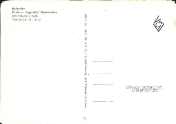 Eltville Rhein Bethanien Kinder- und Jugenddorf Marien – Bild 2