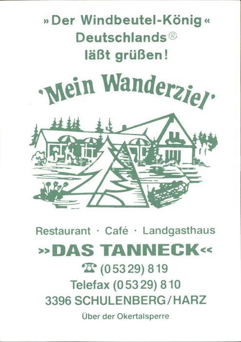 Schulenberg Oberharz Der Windbeutel König Restaurant Das Tan