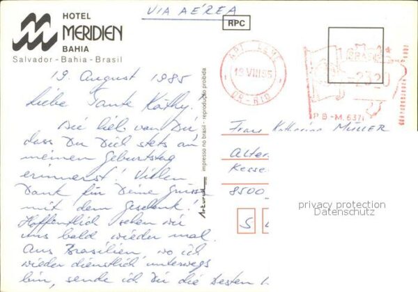 Bahia Brasilien Hotel Meridien – Bild 2