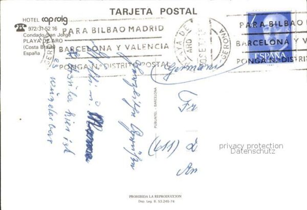Playa de Aro Cataluna Hotel Capraig Fliegeraufnahme – Bild 2
