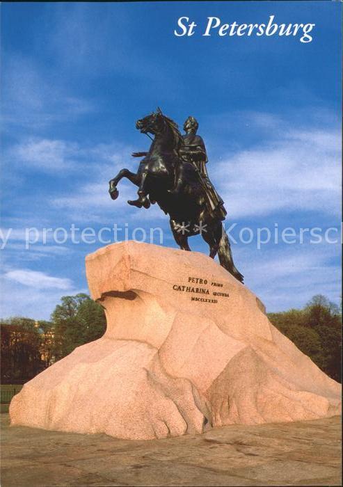 St Petersburg Leningrad Monument Peter der Grosse