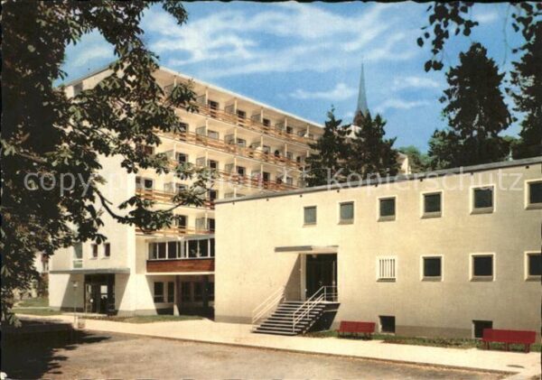 Bad Abbach Schwefelbad Kurhaus mit Hallenbad