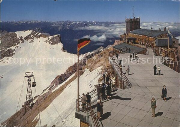 Zugspitze Münchner Haus mit Wetterwarte Aussichts