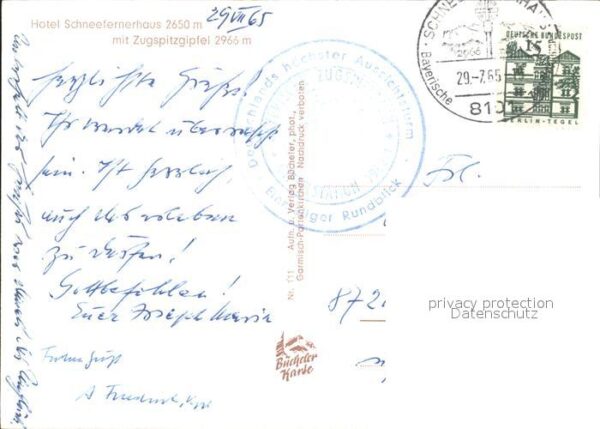 Zugspitze Hotel Schneefernerhaus mit Gipfel – Bild 2