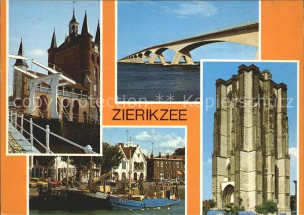 Zierikzee Kirche Brücke Hafen