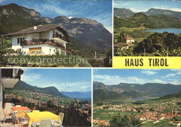 Kaltern Weinstrasse Tirol Haus Tirol