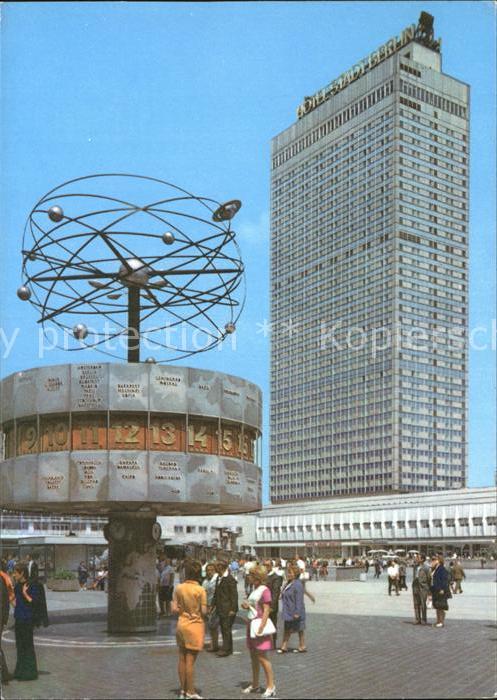 Berlin Alexanderplatz Weltzeituhr Hotel Stadt