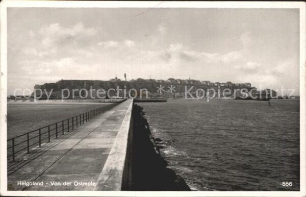 Helgoland Blick von der Ostmole