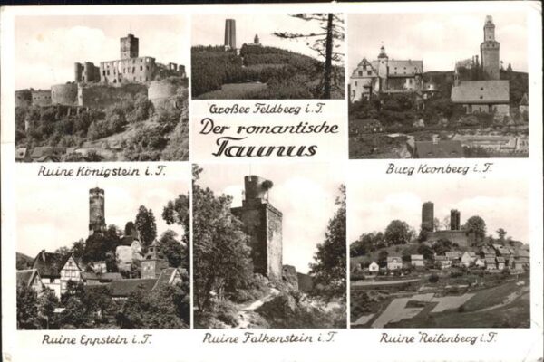 Grosser Feldberg Taunus Ruine Königstein Burg Kronberg Ruine Ep
