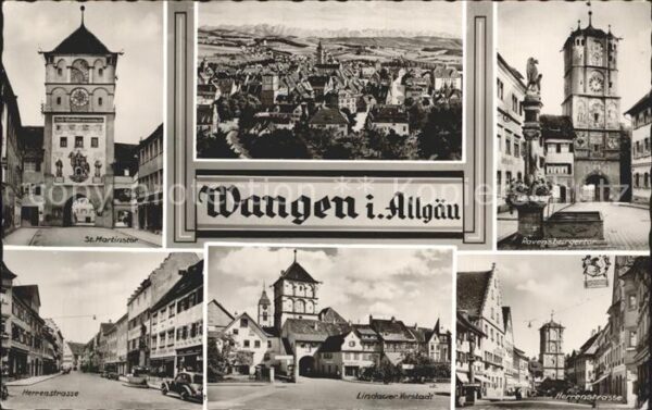 Wangen Allgaeu St Martinstor Total Ravensburger Tor He
