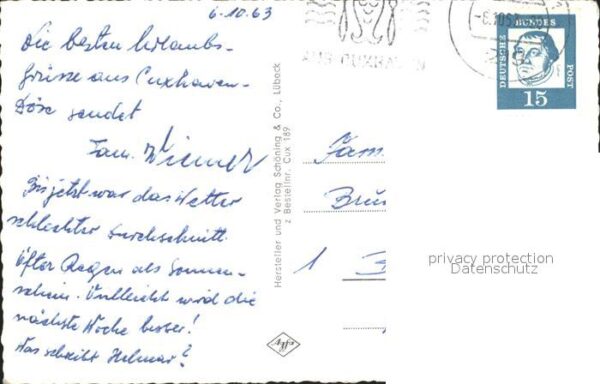 Cuxhaven Nordseebad Alte Liebe Strandhaus Strandbad Hanseat – Bild 2