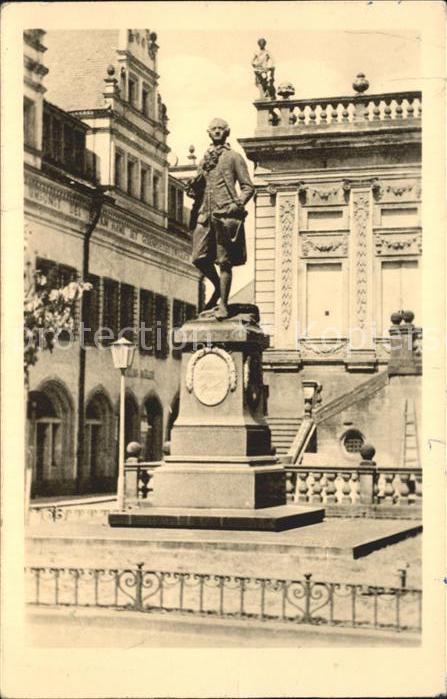 Leipzig Goethe Denkmal Statue