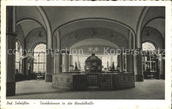 Bad Salzuflen Trinkbrunnen in der Wandelhalle