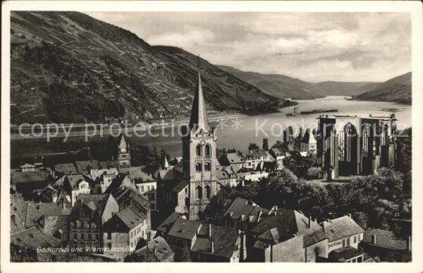 Bacharach Rhein Kirche Wernerkapelle Rheingold Serie Nr