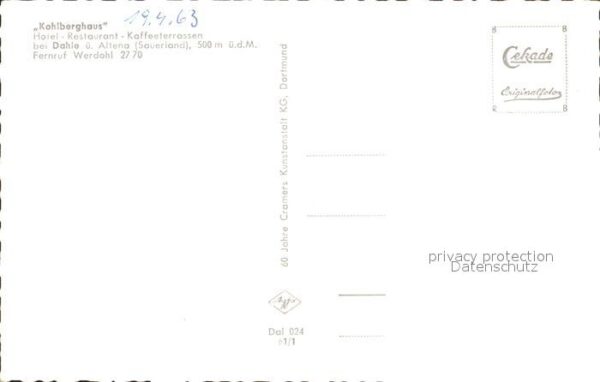 Dahle Altena Kohlberghaus Hotel Restaurant – Bild 2