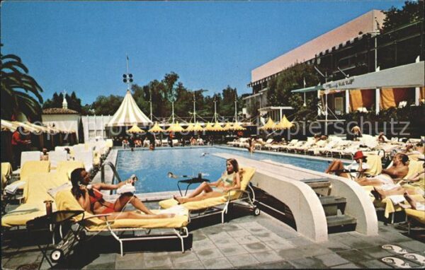 Beverly Hills California Beverly Hills Hotel Pool and Cabana Clu