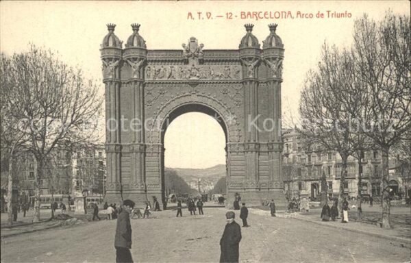 Barcelona Cataluna Arco de Triunfo