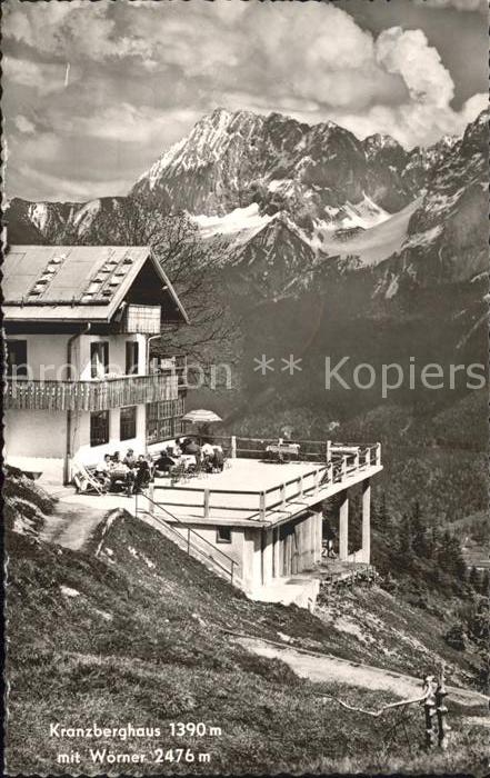 Kranzberghaus mit Wörner Karwendelgebirge