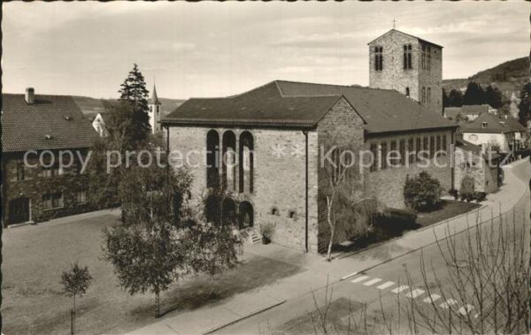 Mosbach Baden Cäcilienkirche Stadt der Fachwerkhäuser