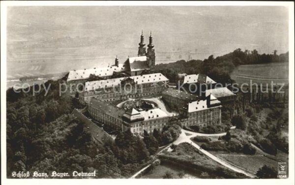 Bad Staffelstein Schloss Banz Bayer. Ostmark Fliegeraufn