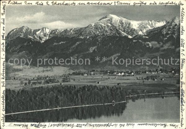 Murnau Staffelsee Panorama Herzogstand Bayerische Voralpe