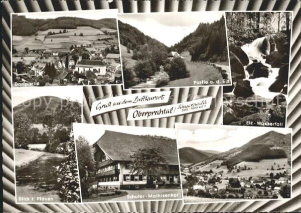 Oberprechtal Dorfpartie Elz Wasserfall Mathisenhof P